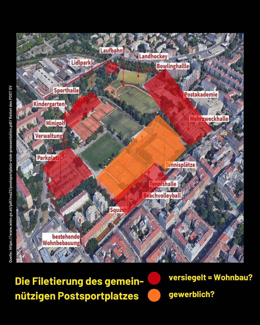 (c)PostSV - Postsportplatz -Filetierung des Geländes