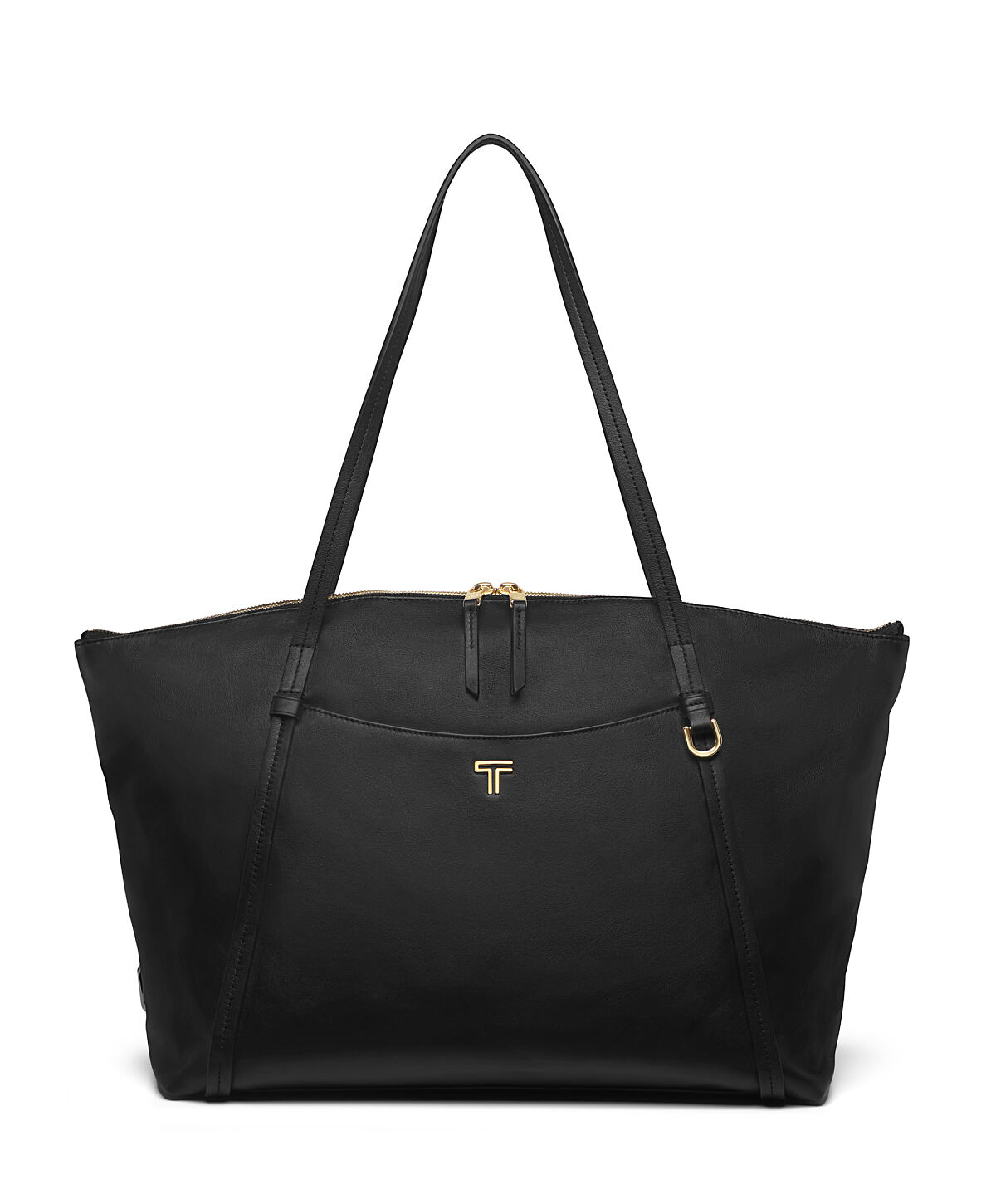 Voyageur Q Tote_Black Leather €490