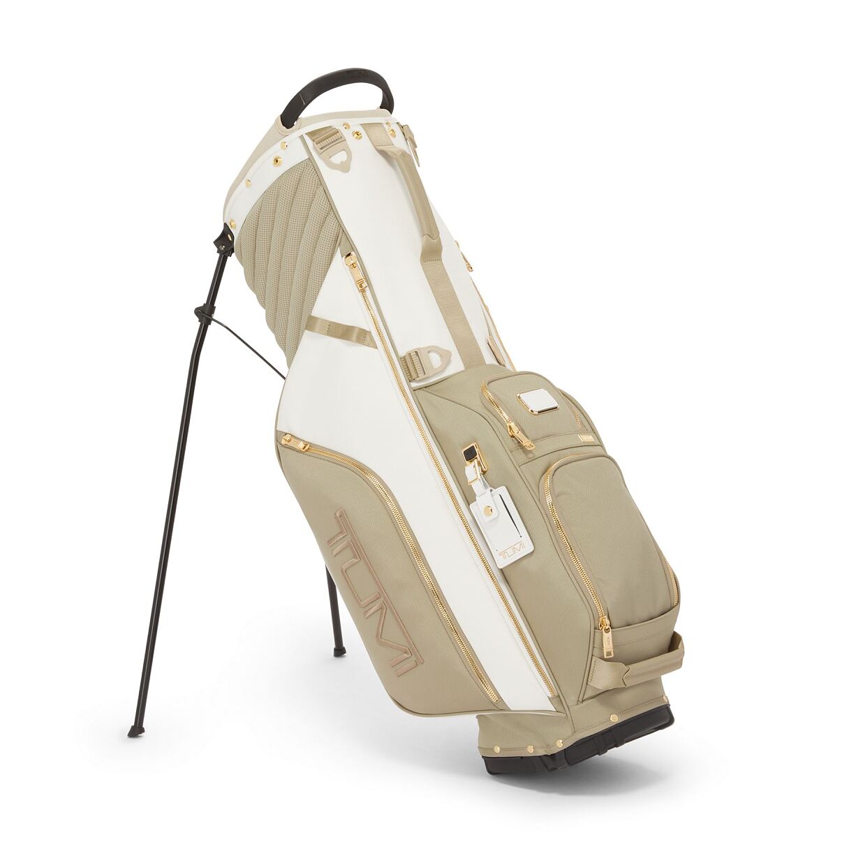 TUMI_Alpha3_Golf Stand bag_Beige Euro1350.00