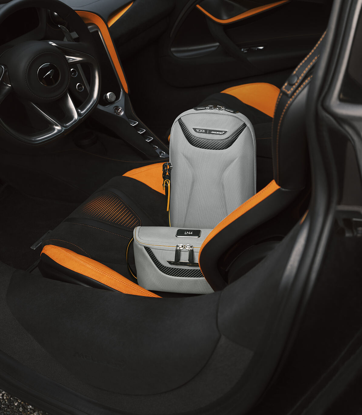 TUMI_McLaren_Bagpack and Accessory Kit_Super Grey