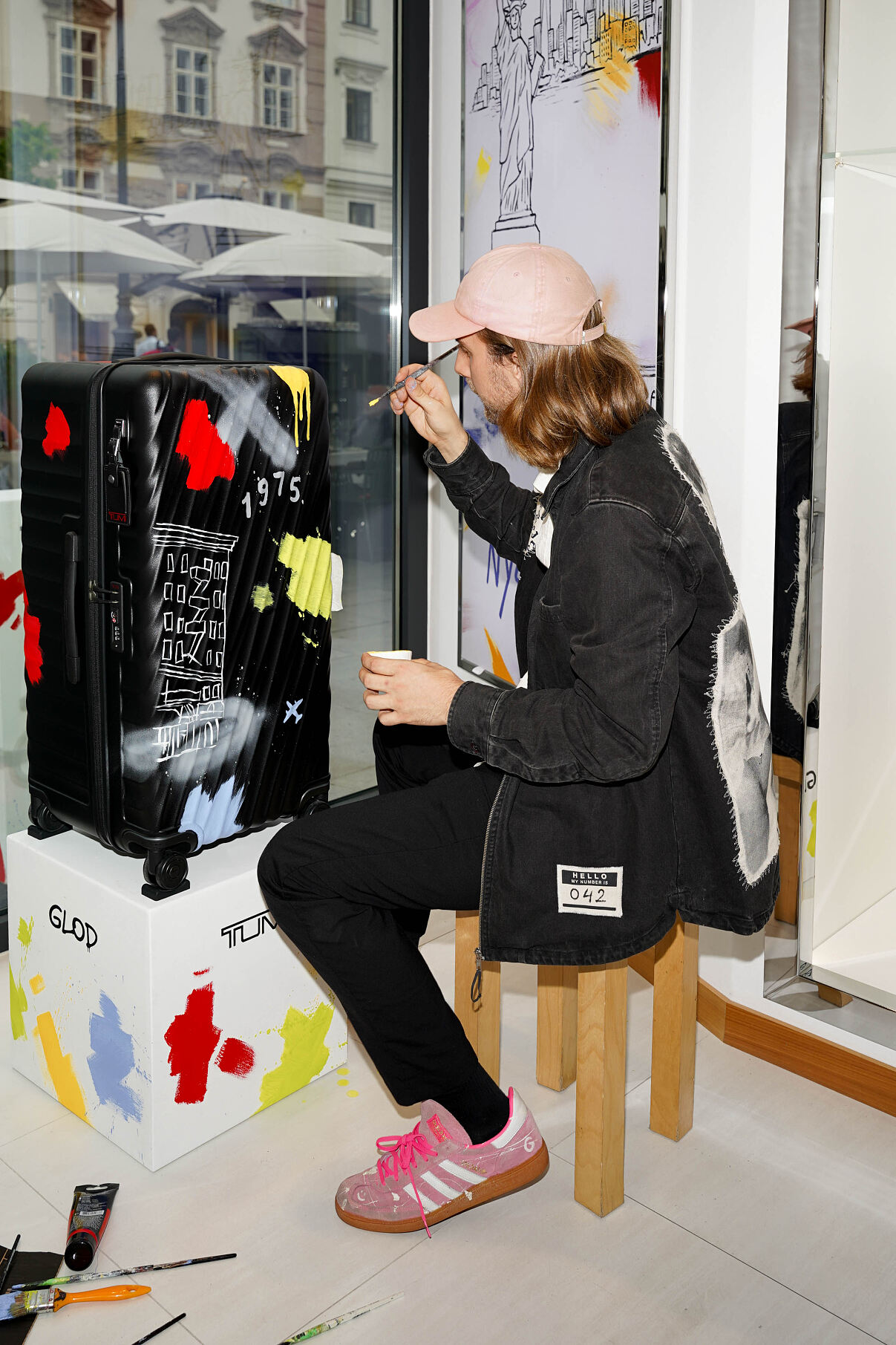 TUMI x GLOD_LiveArtPerformanceEvent_100925_Vienna©DIVINECOMMUNICATIONS_Marcin Glod Artist