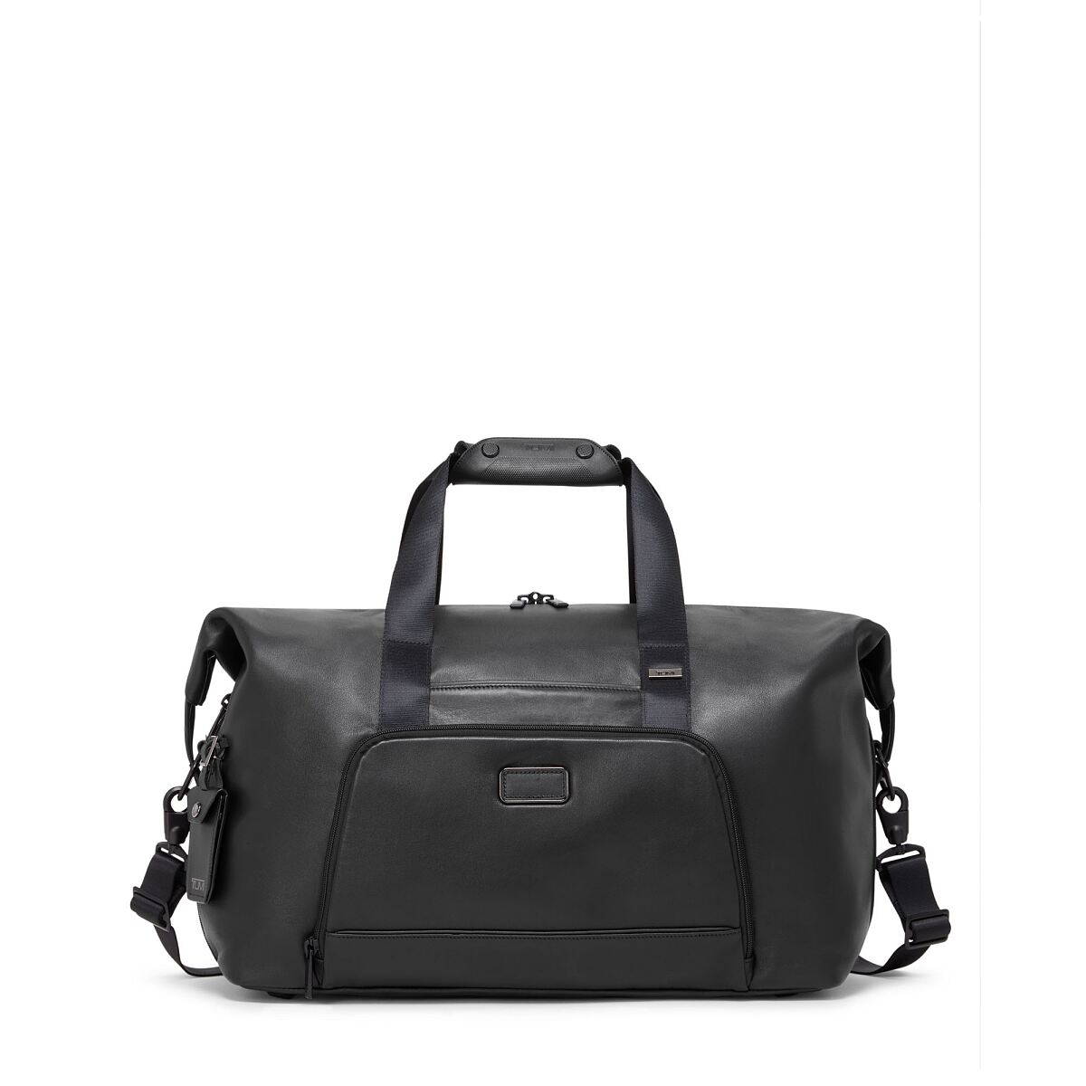 TUMI_Alpha 4_Double Expansion duffel_Black leather €850